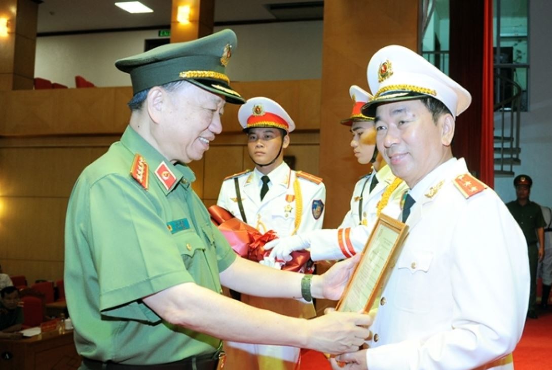 Trần Quốc Tỏ được thăng cấp bậc hàm Thượng tướng năm 2022