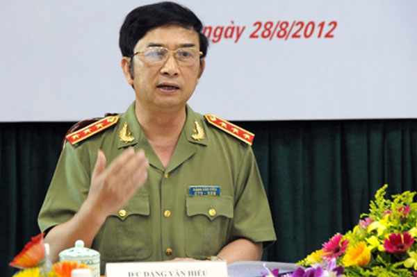 Đặng Văn Hiếu là thượng tướng Công an nhân dân Việt Nam