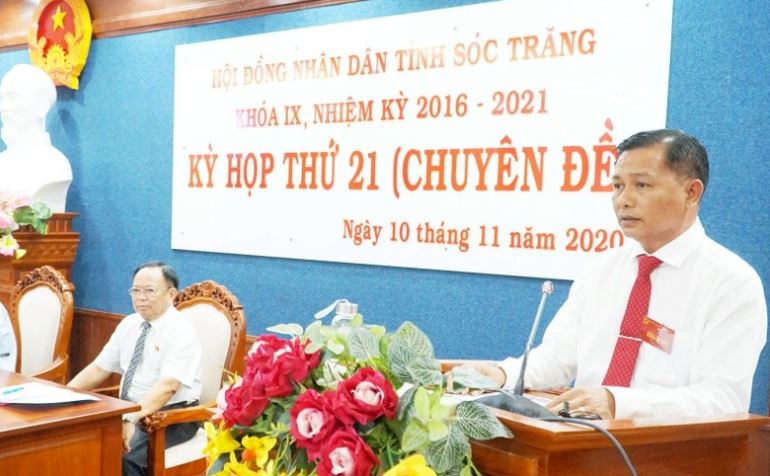 Vào sáng 10-11, HĐND tỉnh Sóc Trăng nhiệm kỳ 2016-2021 đã tiến hành kỳ họp thứ 21 và bầu đồng chí Trần Văn Lâu giữ chức vụ Chủ tịch UBND tỉnh