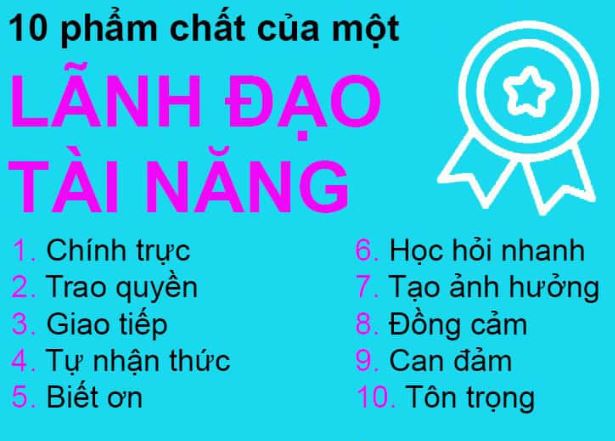 Những đức tính để trở thành một người lãnh đạo tài ba