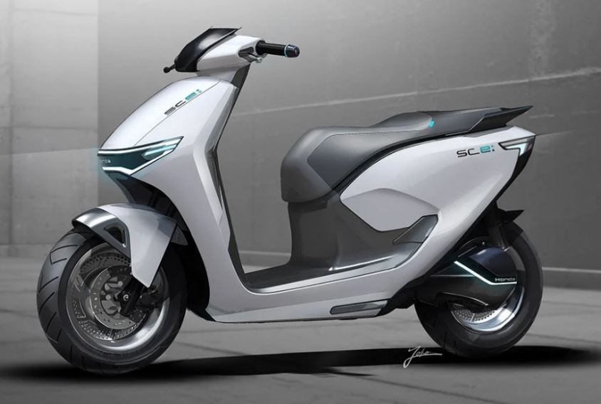 Xe máy điện Honda SC có ngoại hình của chiếc scooter