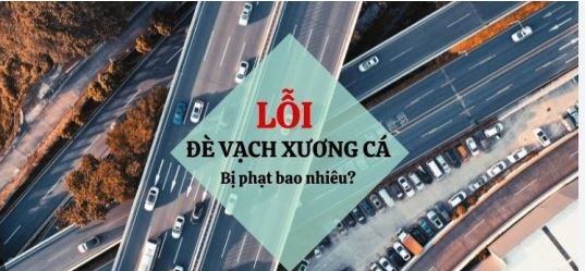 Mức xử phạt người tham gia giao thông đè vạch xương cá