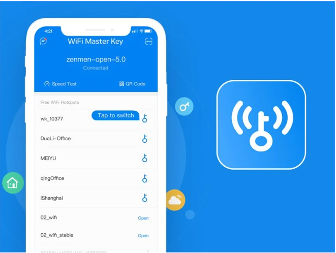 Sử dụng Wifi miễn phí bằng cách tải phần mềm Wifi Master