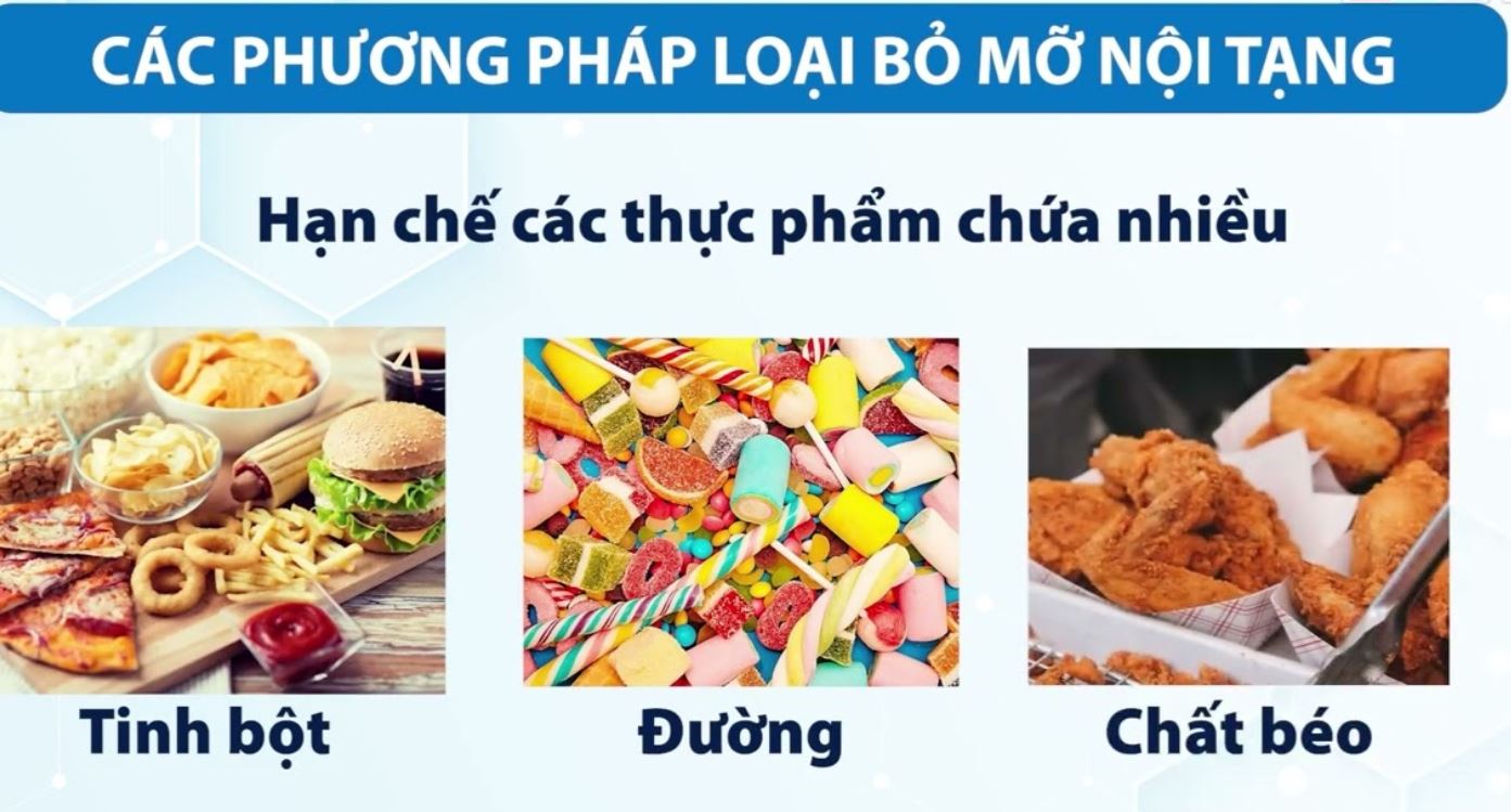 Cách kiểm soát lượng mỡ nội tạng trong cơ thể con người