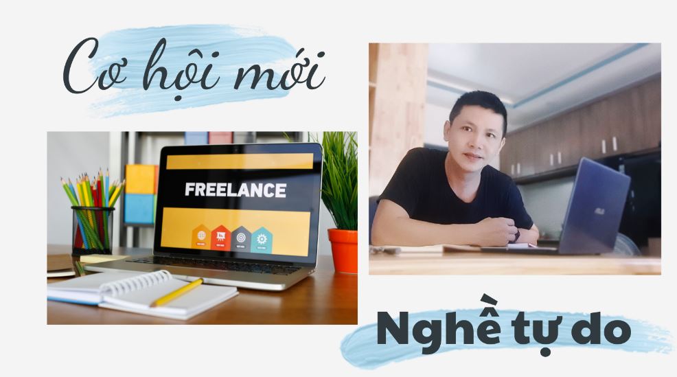 Cách kiếm tiền online năm 2024 có công việc tự do bao gồm viết lách, thiết kế, lập trình